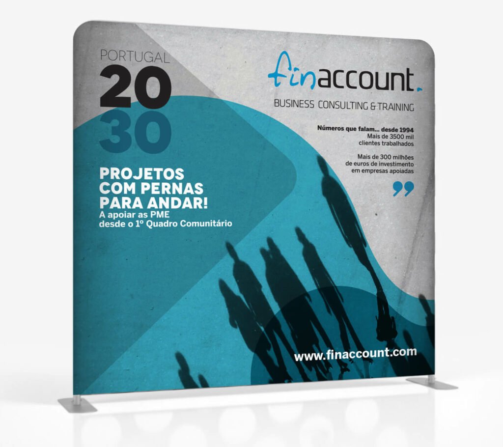 Finaccount, Business consulting · Stand display 8º Business Forum - AIDA, Aveiro · OURS.pt